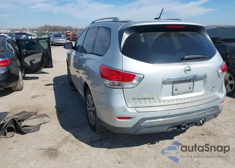 2015 Nissan Pathfinder Sl из США, поврежденный, VIN 5N1AR2MM9FC666263